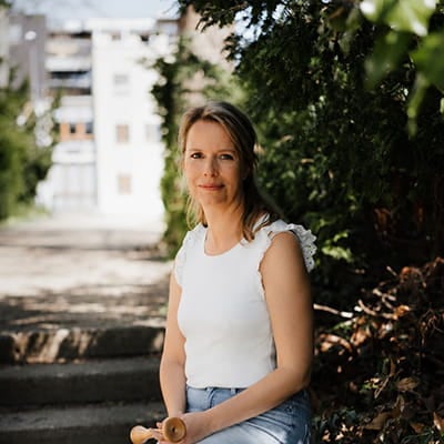 Jana Teubner, Hebamme und Inhaberin der Hebammenpraxis Storchennest